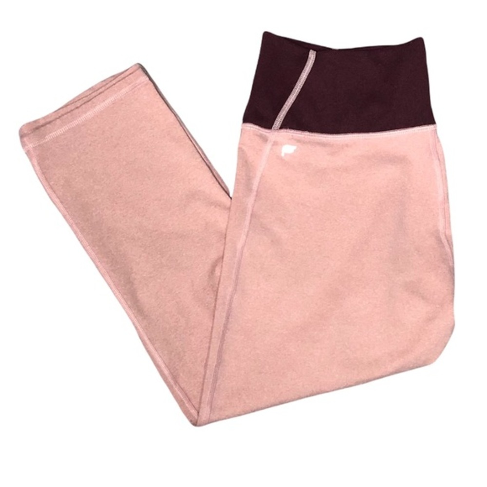 FABLETICS Two-Toned Cropped Athletic Leggings Size Small
